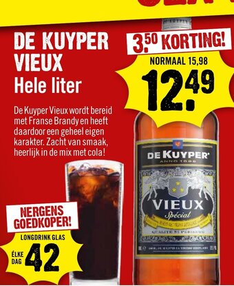 Dirck 3 DE KUYPER VIEUX Hele liter aanbieding