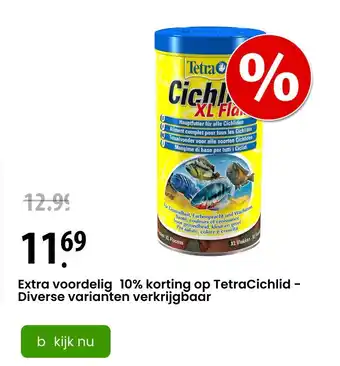 Zooplus TetraCichlid - Diverse varianten verkrijgbaar aanbieding