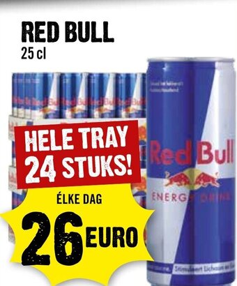 Dirck 3 RED BULL 25 cl aanbieding