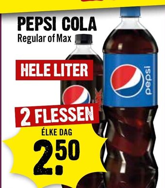 Dirck 3 PEPSI COLA Regular of Max aanbieding