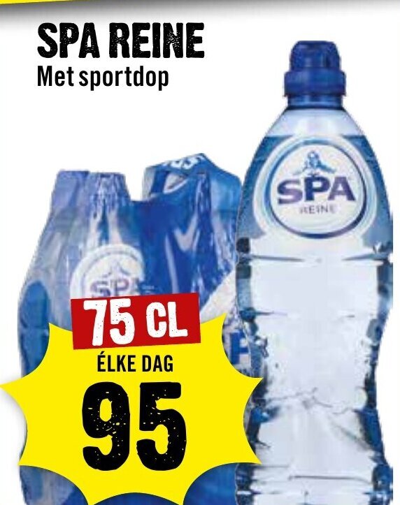 Dirck 3 SPA REINE Met sportdop 75 CL aanbieding