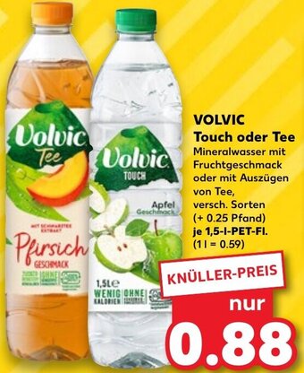 Kaufland DE VOLVIC Touch oder Tee aanbieding