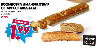 Boon`s Markt Roomboter amandelstaaf of speculaasstaaf aanbieding