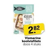 Coop Vismarine koolvisfilets aanbieding