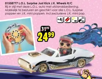 ToyChamp L.O.L. Surprise Just Kick J.K. Wheels R/C aanbieding