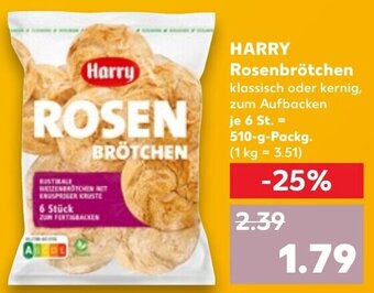 Kaufland DE HARRY Rosenbrötchen aanbieding