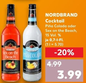 Kaufland DE NORDBRAND Cocktail aanbieding