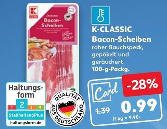 Kaufland DE K-CLASSIC Bacon-Scheiben aanbieding