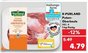 Kaufland DE K-PURLAND Puten-Oberkeule aanbieding