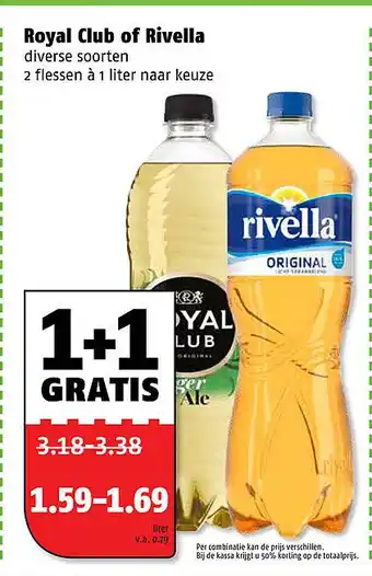 Poiesz Royal Club of Rivella 1 liter aanbieding