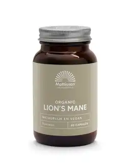 De Online Drogist Mattisson healthstyle lion's mane 400mg capsules 60vcp aanbieding