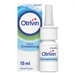 De Online Drogist Otrivin zoutoplossing neusspray bij een verstopte neus 15ml aanbieding