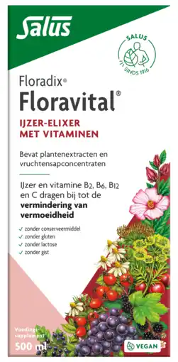 De Online Drogist Salus floradix floravital 500ml aanbieding