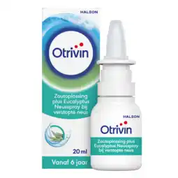 De Online Drogist Otrivin zoutoplossing plus eucalyptus neusspray bij een verstopte neus 20ml aanbieding