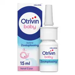 De Online Drogist Otrivin baby zoutoplossing neusspray bij een verstopte neus 15ml aanbieding