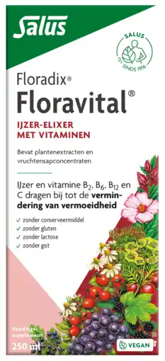De Online Drogist Salus floradix floravital 250ml aanbieding