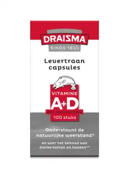 De Online Drogist Draisma vitamine a + d levertraancapsules 100cp aanbieding
