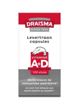 De Online Drogist Draisma vitamine a + d levertraancapsules 100cp aanbieding