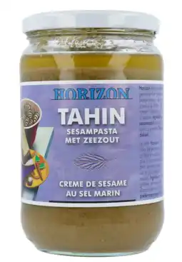 De Online Drogist Horizon tahin sesampasta met zeezout 650gr aanbieding