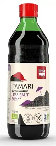 De Online Drogist Lima tamari 50% minder zout 250ml aanbieding