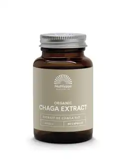 De Online Drogist Mattisson healthstyle mattisson biologisch chaga extract capsules 60cp aanbieding