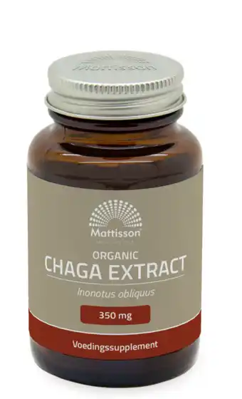 De Online Drogist Mattisson healthstyle mattisson biologisch chaga extract capsules 60cp aanbieding
