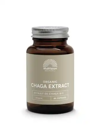 De Online Drogist Mattisson healthstyle mattisson biologisch chaga extract capsules 60cp aanbieding
