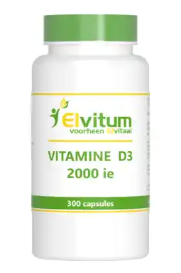 De Online Drogist Elvitum vitamine d3 2000ie capsules 300cp aanbieding