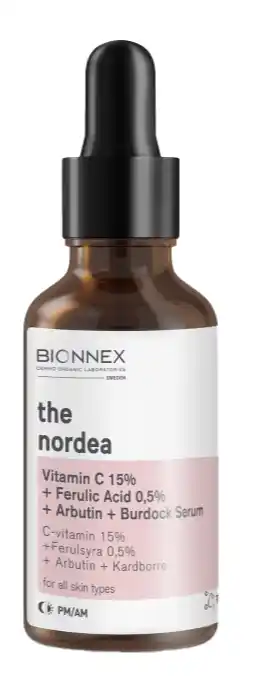 De Online Drogist Bionnex nordea vitamin c 15% + ferulic acid 0,5% + burdock serum 30ml aanbieding