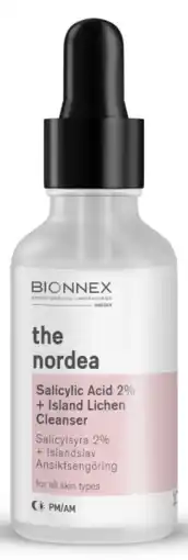 De Online Drogist Bionnex nordea salycilic 2% + island lichen cleanser 30ml aanbieding