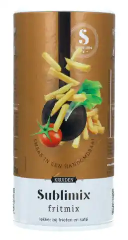 De Online Drogist Sublimix kruiden frietmix 175gr aanbieding