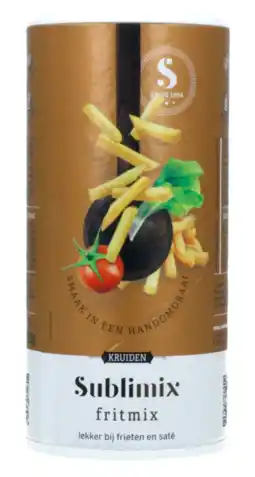 De Online Drogist Sublimix kruiden frietmix 175gr aanbieding