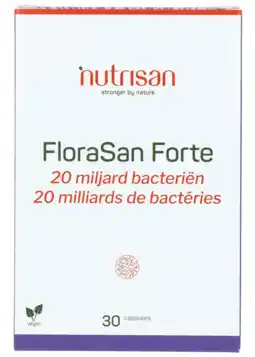 De Online Drogist Nutrisan florasan forte (probiotica) 30cp aanbieding