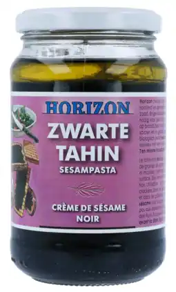 De Online Drogist Horizon zwarte tahin sesampasta 350gr aanbieding