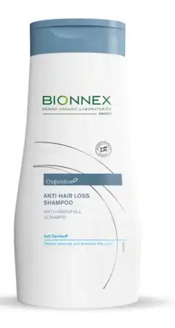De Online Drogist Bionnex organic anti hair loss + anti dandruff shampoo 300ml aanbieding