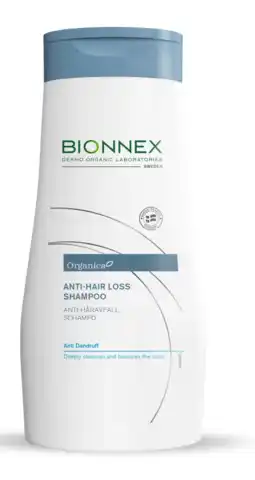 De Online Drogist Bionnex organic anti hair loss + anti dandruff shampoo 300ml aanbieding
