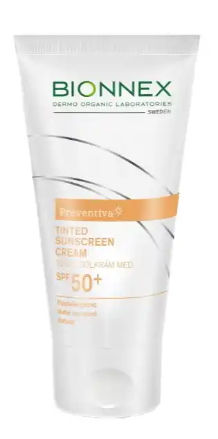 De Online Drogist Bionnex preventiva tinted sunscreen cream spf50 50ml aanbieding