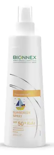 De Online Drogist Bionnex preventiva sunscreen spray kids spf 50+ 150ml aanbieding