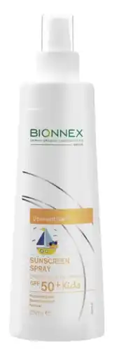De Online Drogist Bionnex preventiva sunscreen spray kids spf 50+ 150ml aanbieding