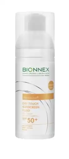 De Online Drogist Bionnex preventiva dry touch sunscreen fluid spf 50ml aanbieding