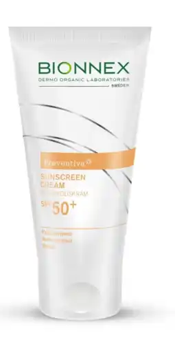 De Online Drogist Bionnex preventiva sunscreen cream spf 50+ 50ml aanbieding