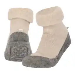 De Online Drogist Apollo wollen antislip huisslof beige maat 41/42 1pr aanbieding