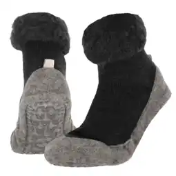 De Online Drogist Apollo wollen antislip huisslof antraciet maat 37/38 1pr aanbieding