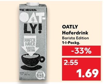 Kaufland DE OATLY Haferdrink aanbieding