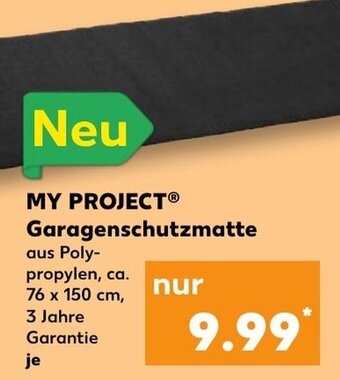 Kaufland DE MY PROJECT Garagenschutzmatte aanbieding