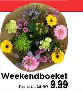 Vomar Voordeelmarkt Weekendboeket aanbieding