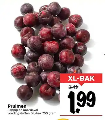 Vomar Voordeelmarkt Pruimen Sappig En Boordevol 750g aanbieding