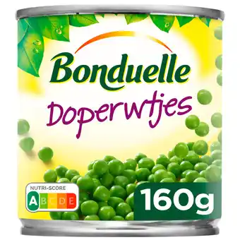 Jumbo Bonduelle doperwtjes 160g aanbieding