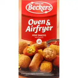 Jumbo Beckers oven & airfryer mini snacks 320g aanbieding