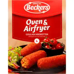 Jumbo Beckers oven & airfryer goulash kroketten 4 x 80g aanbieding